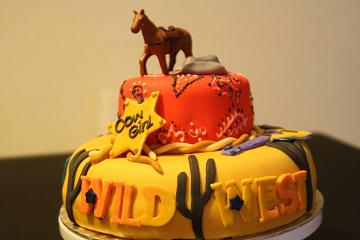 tarta cumpleaños vaquero